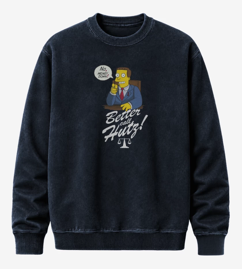 Poleron Polo Acid Wash Azul Marino de Better call Hutz