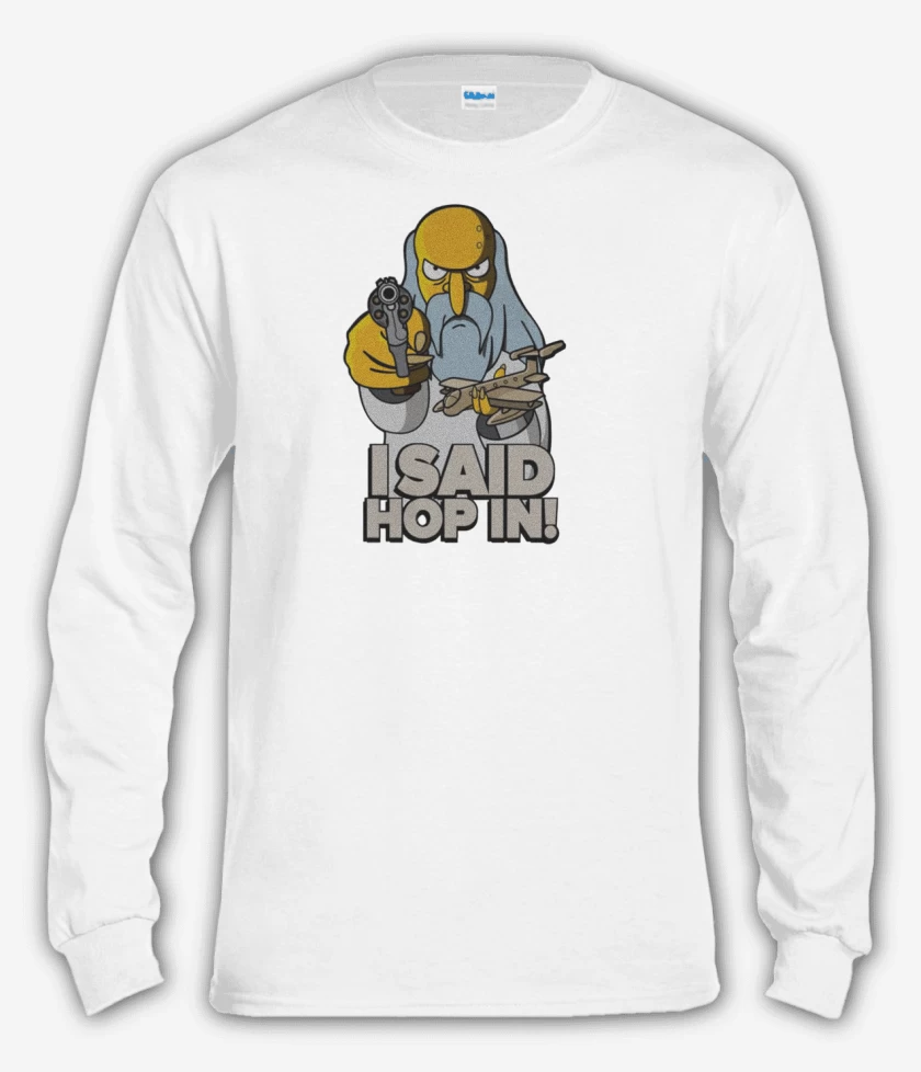 Polera manga larga Blanco de Dije su-ba