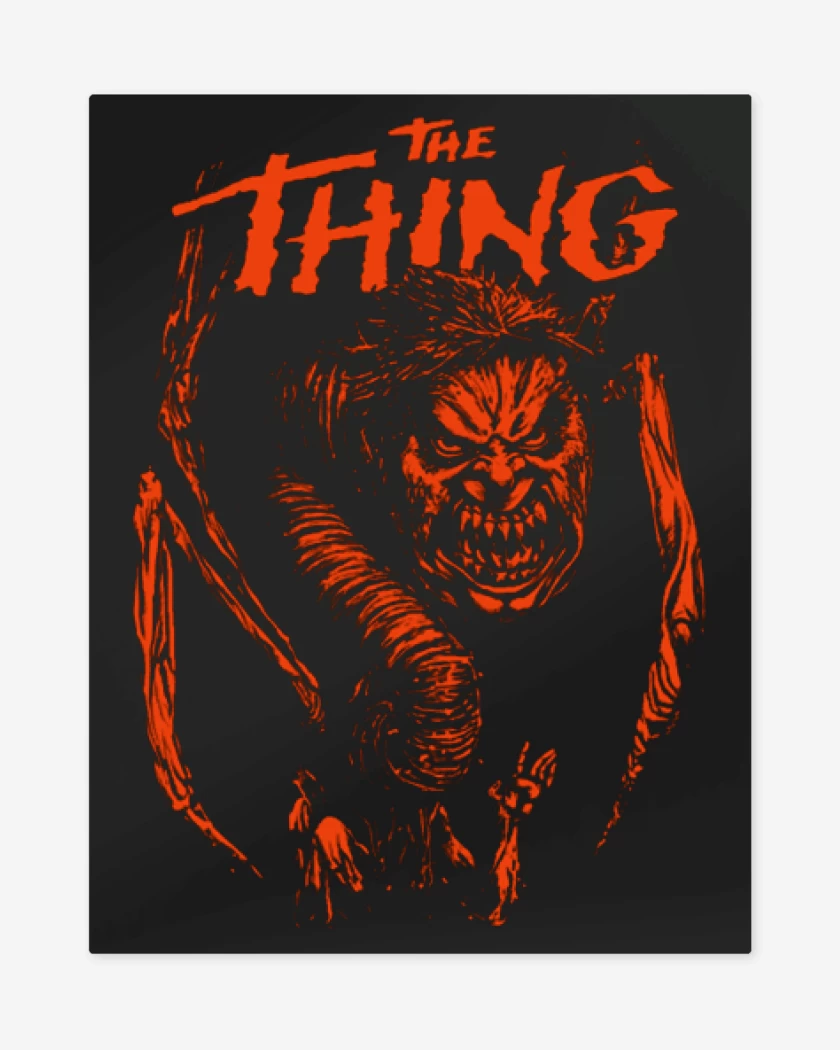 Print metalico Negro de Thing