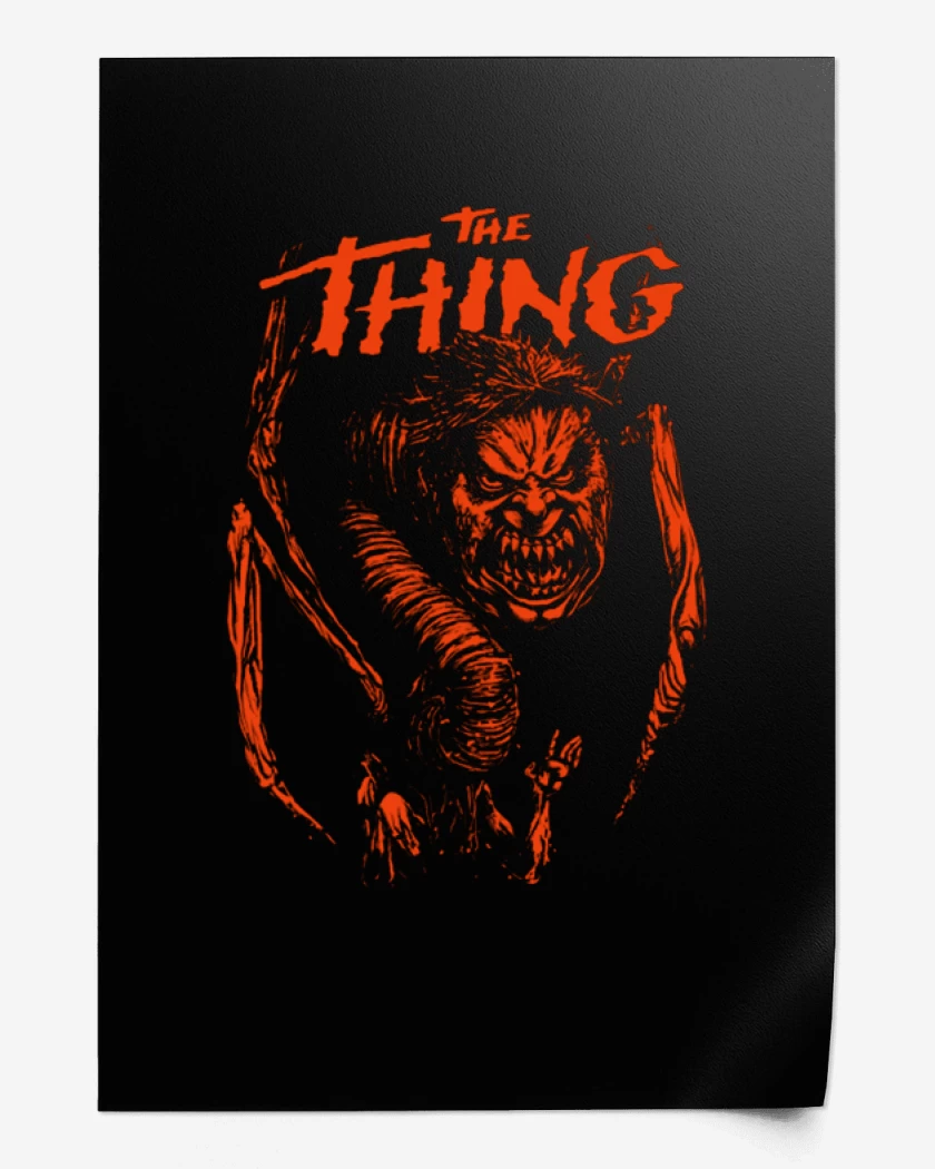 Print Negro de Thing