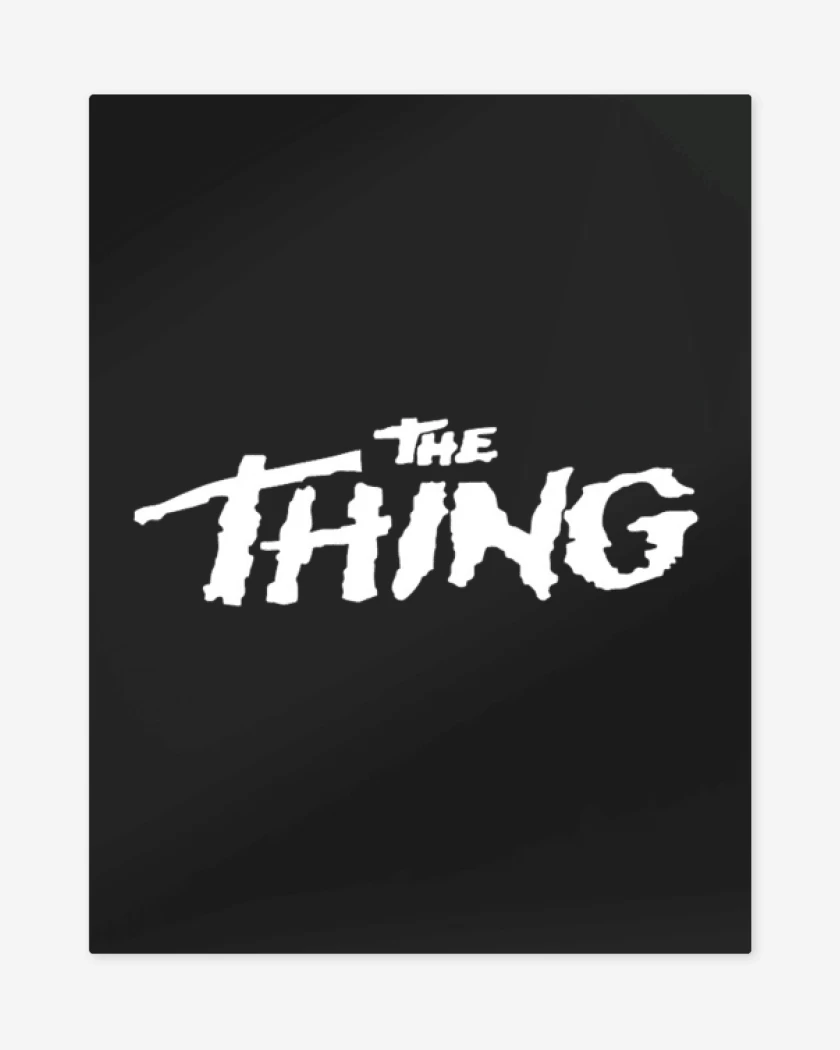 Print metalico Negro de Thing 2