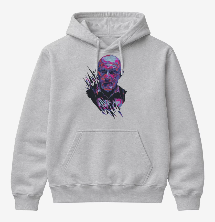 Poleron Canguro básico Gris Melange de Mike Ehrmantraut