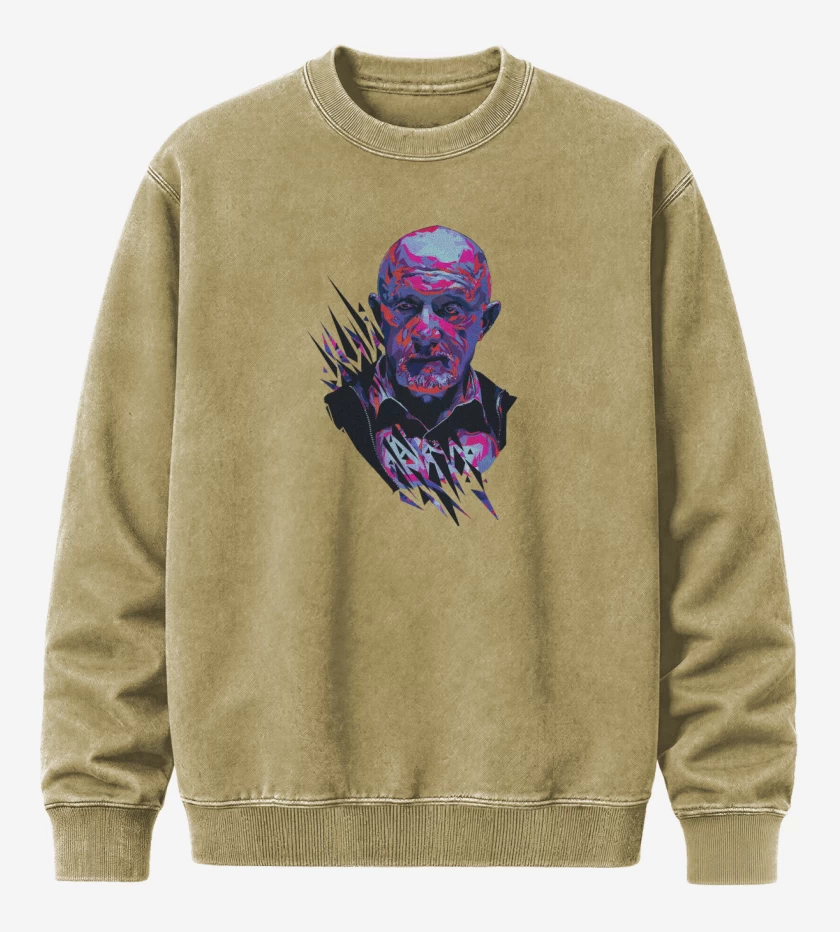 Poleron Polo Acid Wash Beige de Mike Ehrmantraut