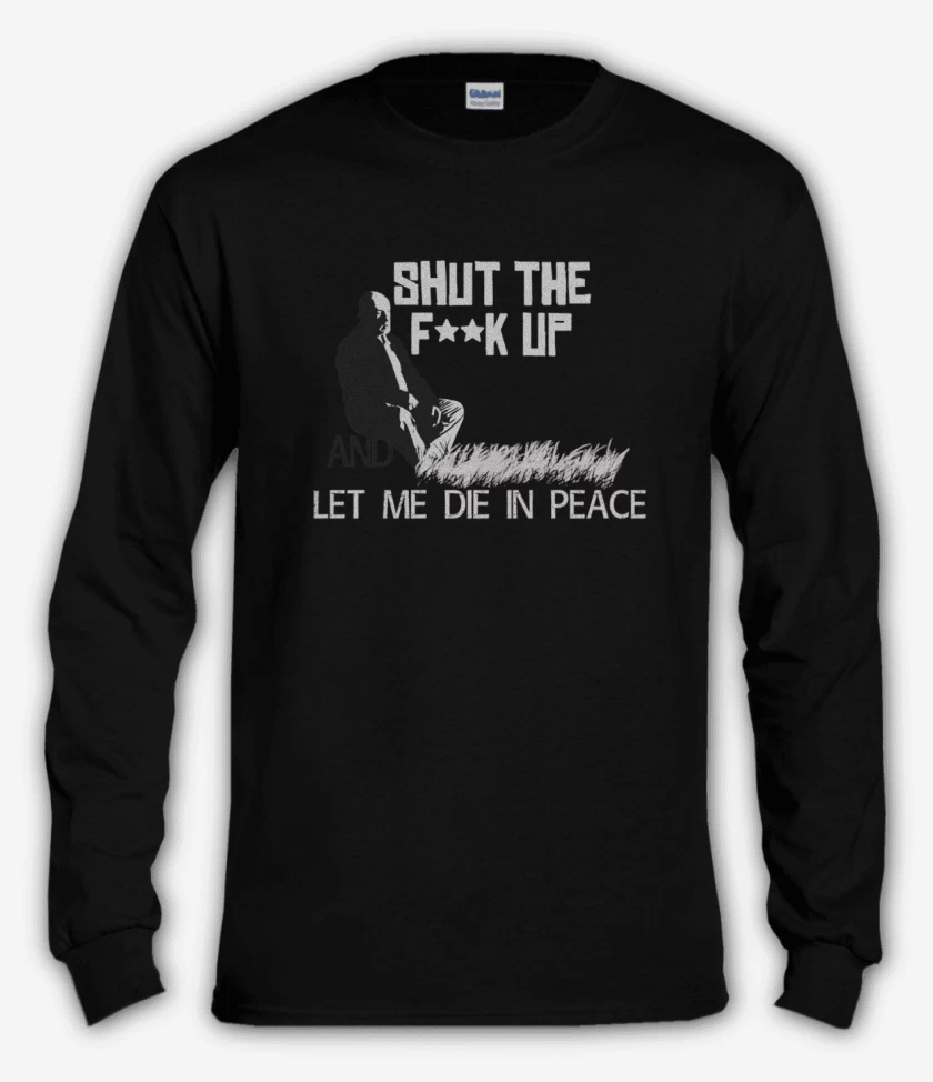 Polera manga larga Negro de Let me die in peace