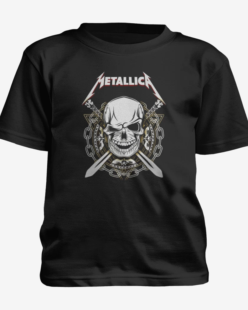 Polera de niño Negro de Banda metal