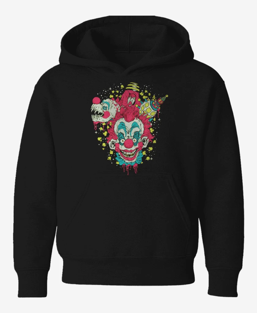 Poleron de niño Negro de Payaso del espacio