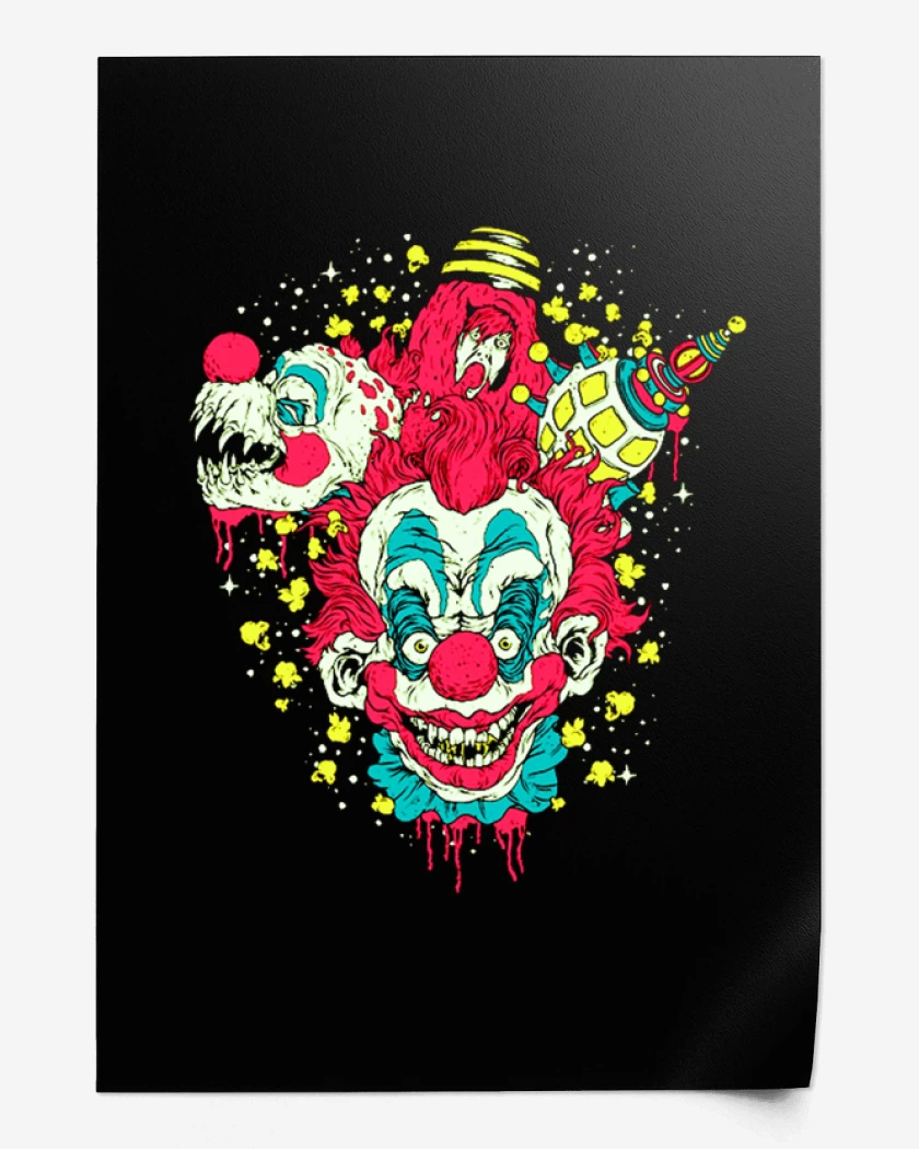 Print Payaso del espacio