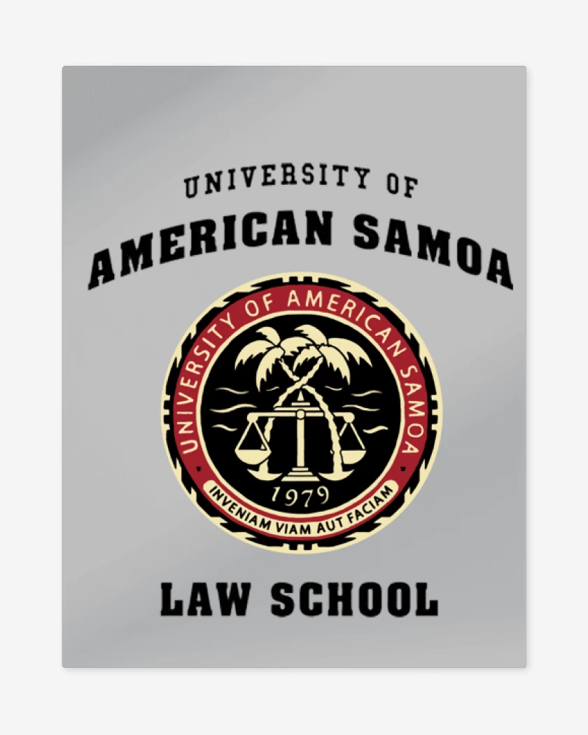 Print metalico University of American Samoa