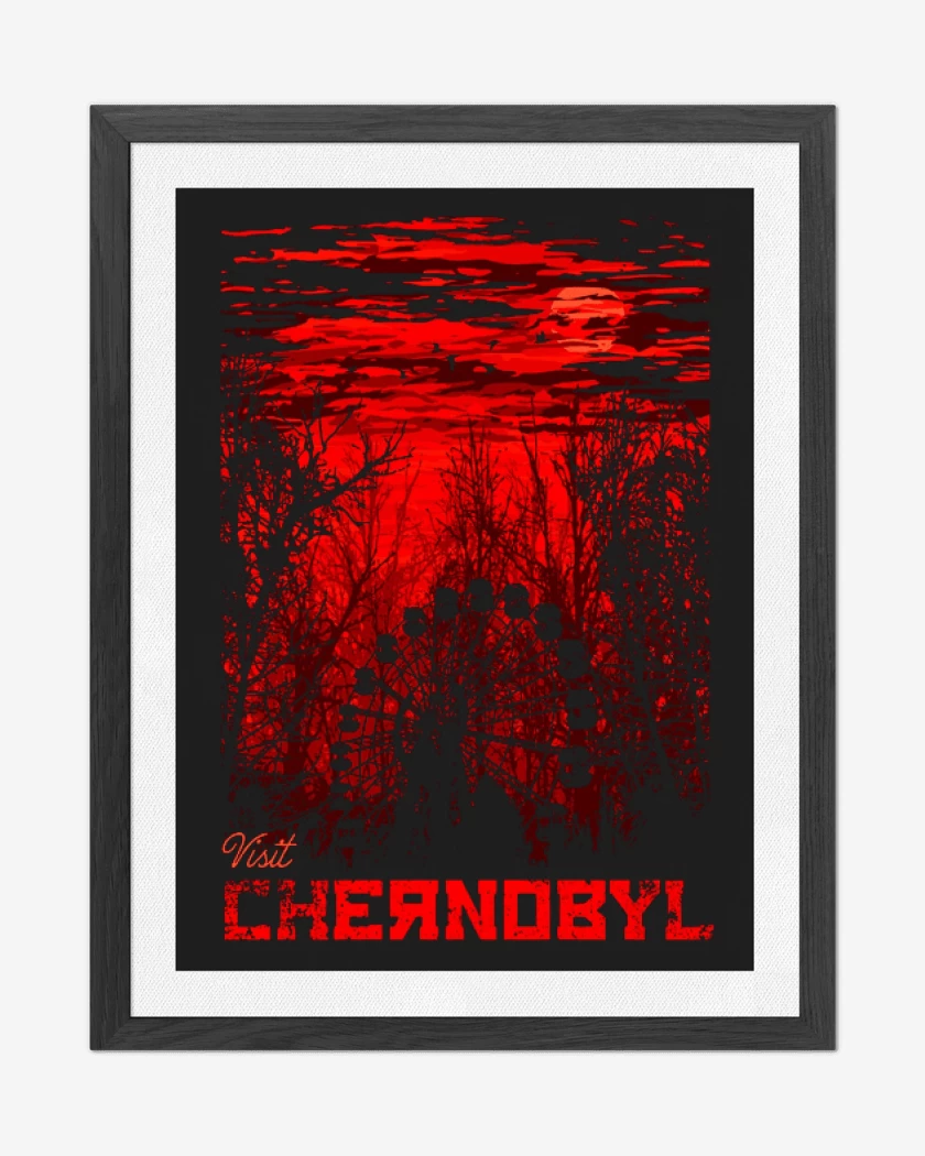 Cuadro decorativo Negro de Chernobyl