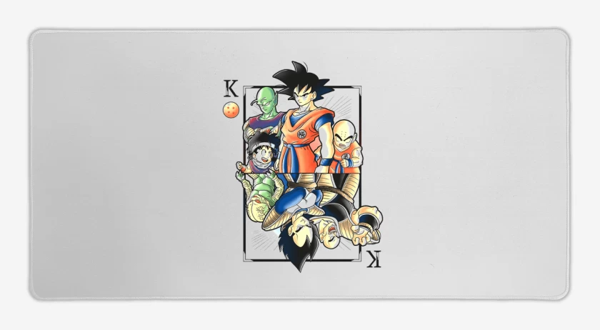 Mouse pad Gamer Blanco de Dragon card
