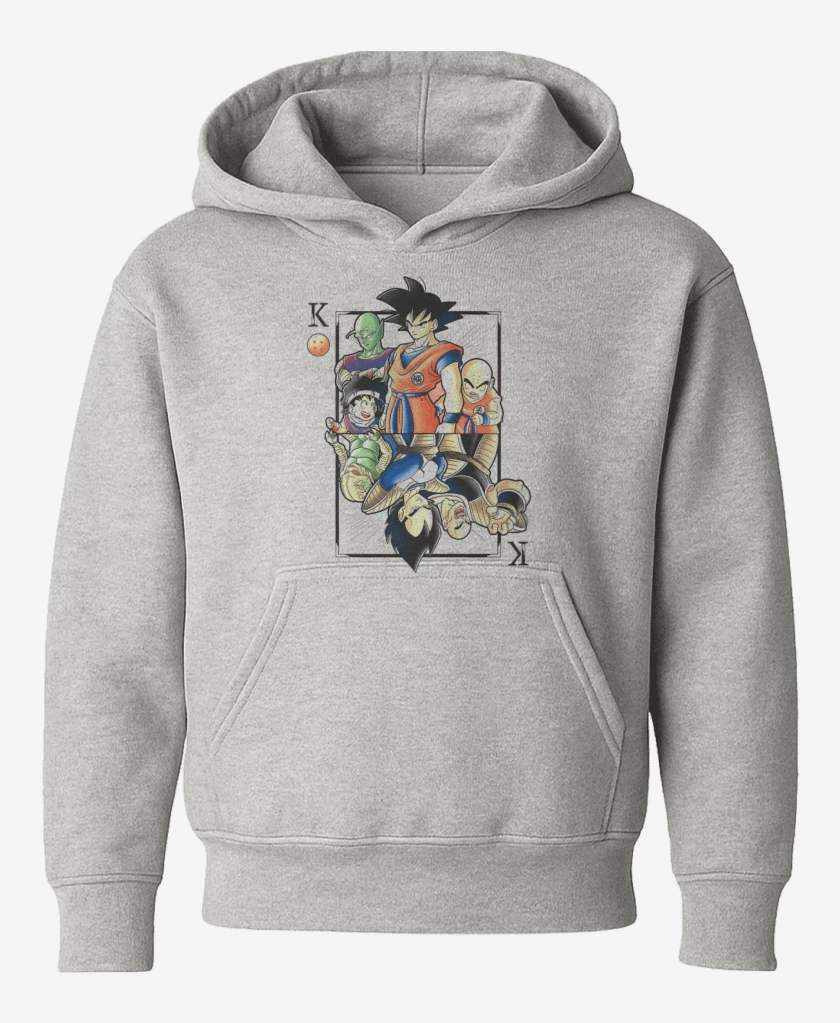 Poleron de niño Gris Melange de Dragon card