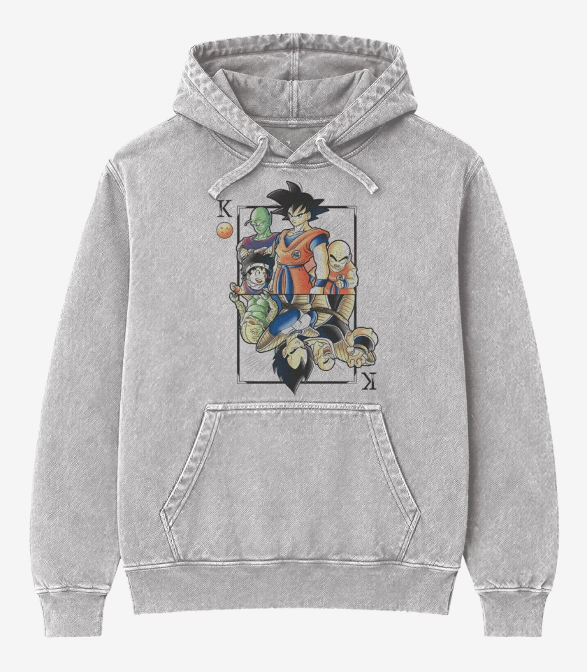Poleron Canguro Acid Wash Gris Melange de Dragon card