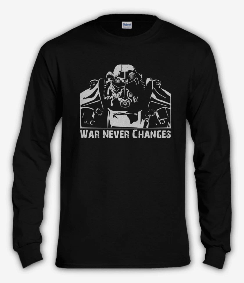 Polera manga larga Negro de War never changes