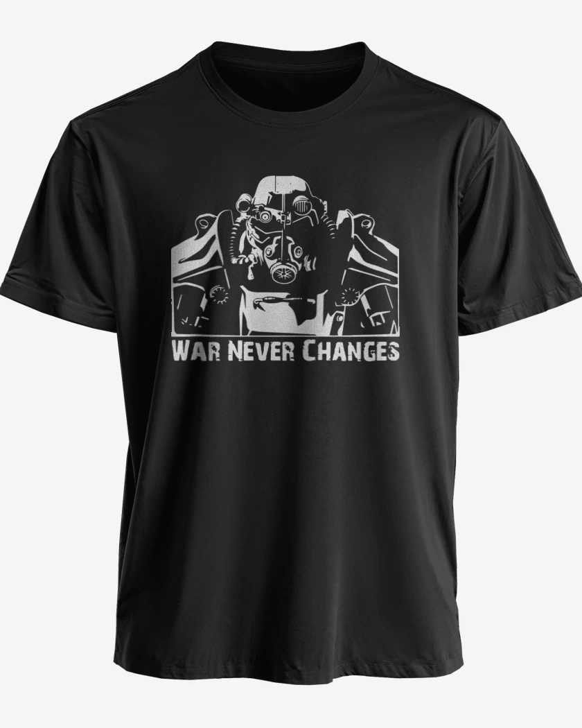 Polera premium Negro de War never changes