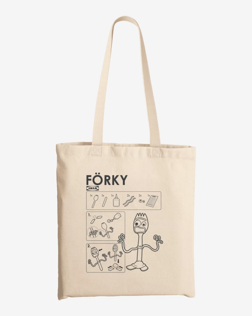 Totebag Blanco de F0rki