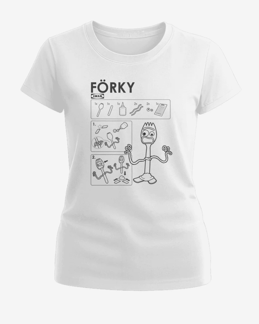 Polera de Mujer Blanco de F0rki
