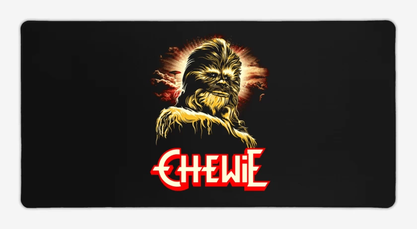 Mouse pad Gamer Negro de Chewi
