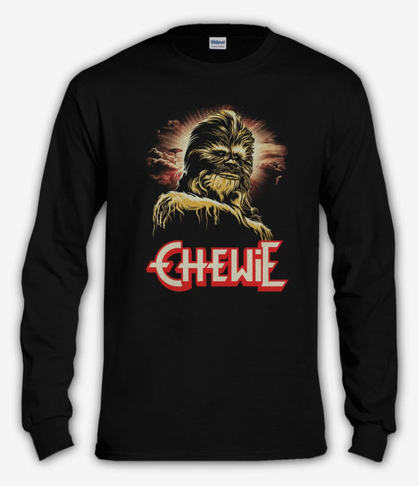Polera manga larga Negro de Chewi