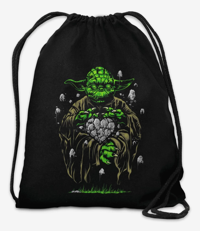 Mochila Negro de Yoda el pulento 2 