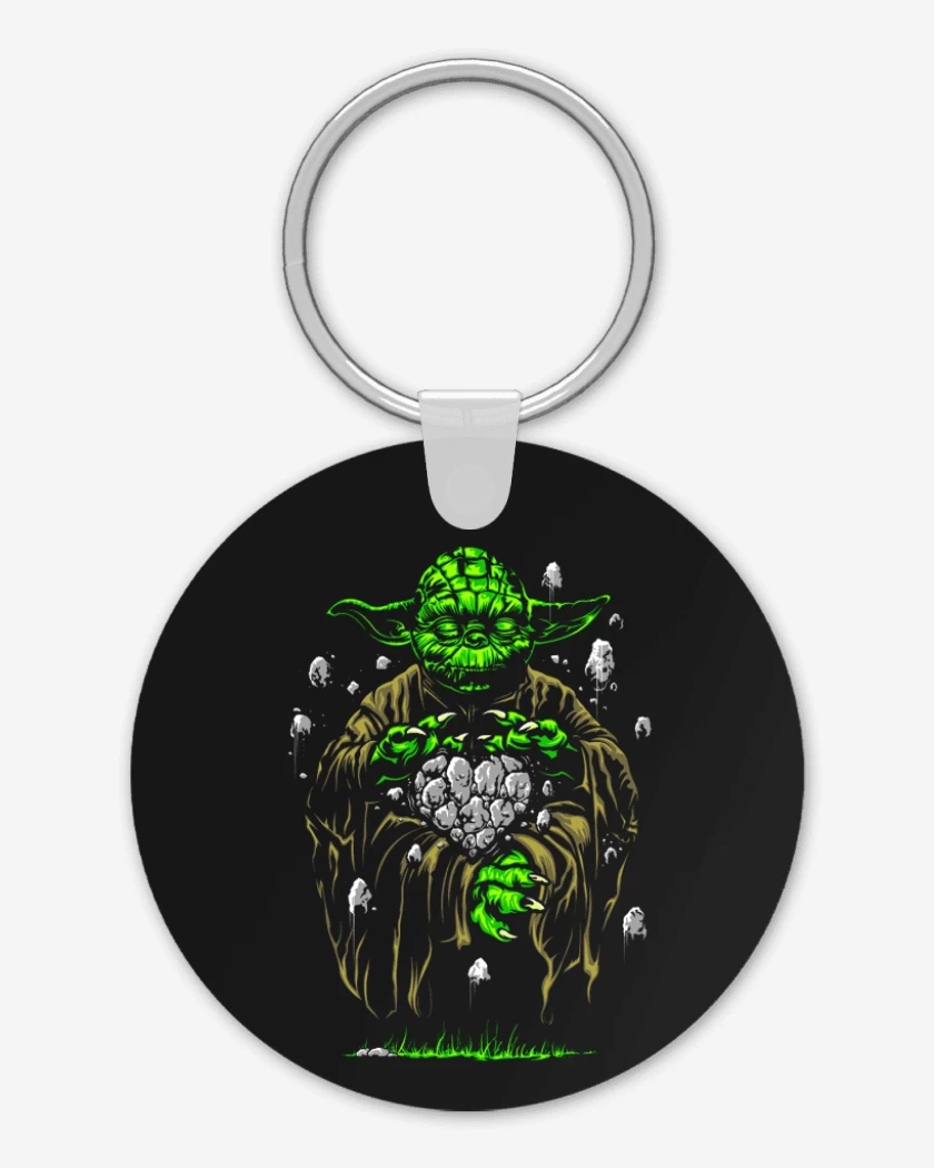 Llavero Negro de Yoda el pulento 2 