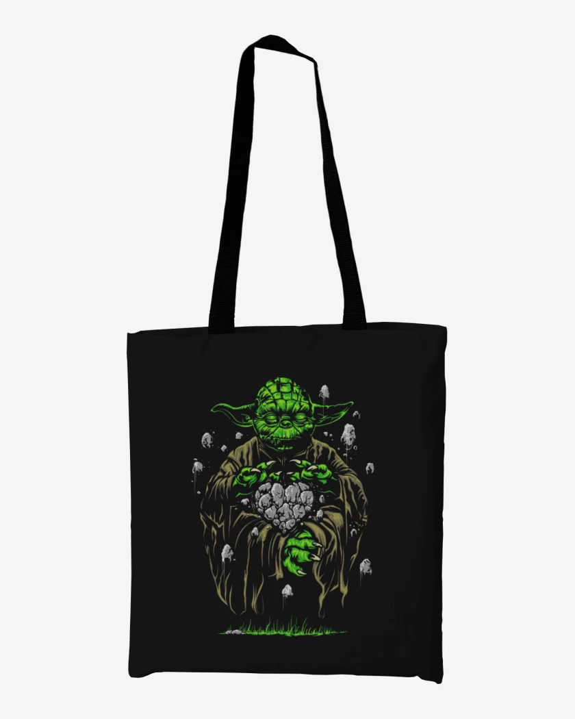 Totebag Negro de Yoda el pulento 2 