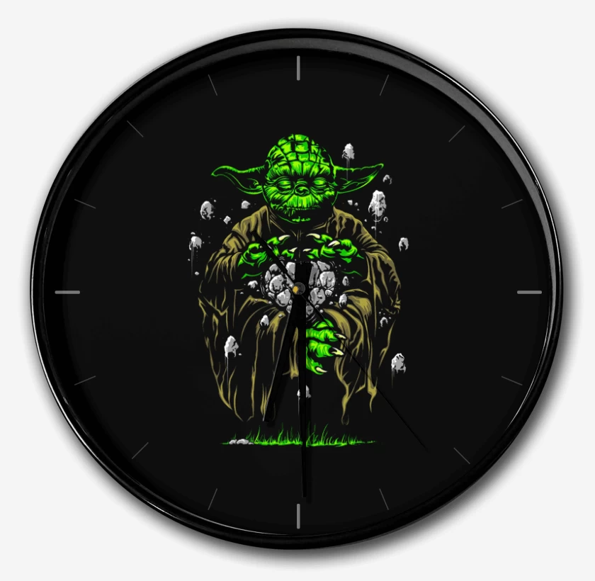 Reloj Negro de Yoda el pulento 2 