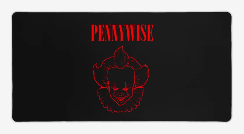 Mouse pad Gamer Negro de El Pennywise