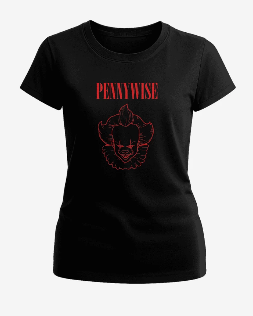 Polera de Mujer Negro de El Pennywise