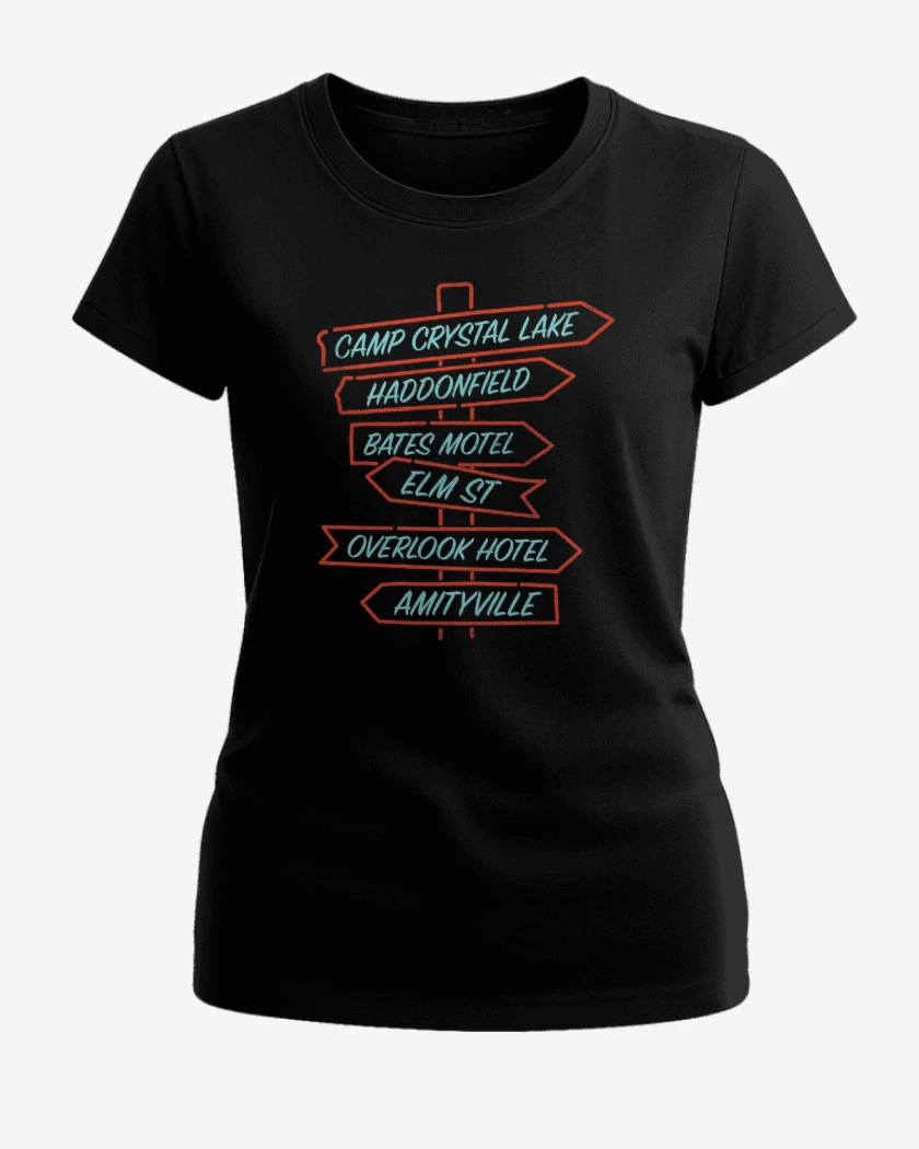 Polera de Mujer Negro de Direcciones