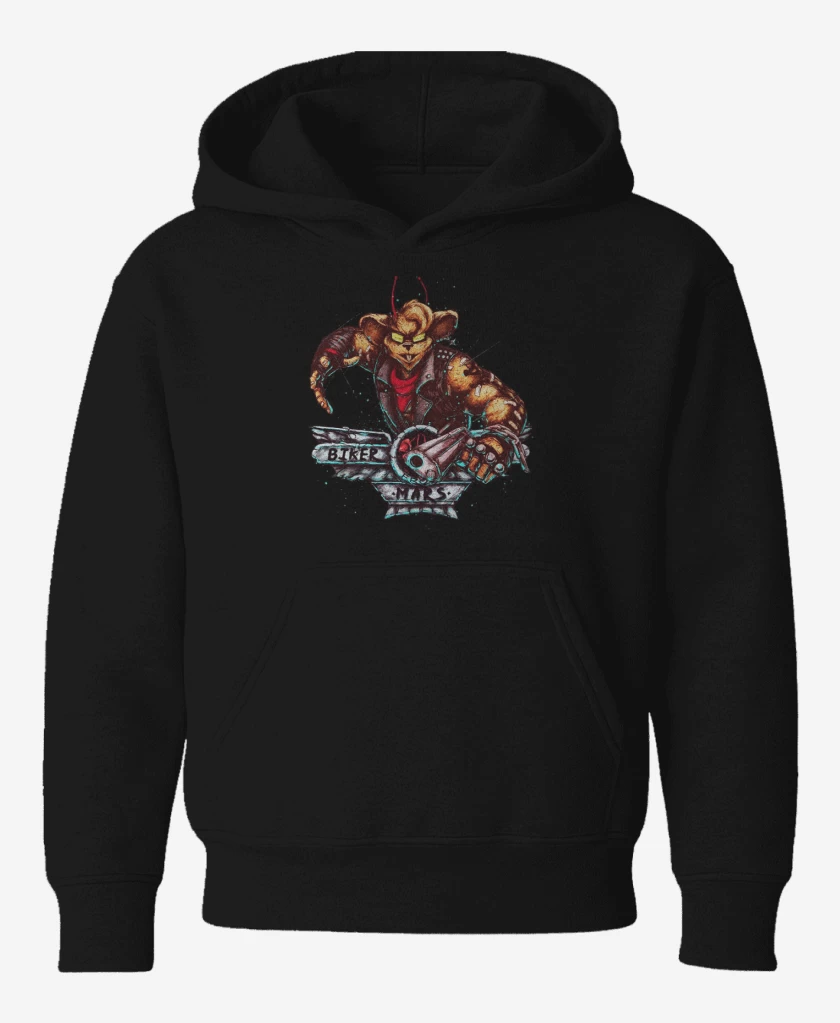 Poleron de niño Negro de Biker mars from mars