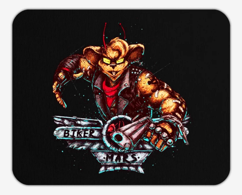 Mousepad Biker mars from mars