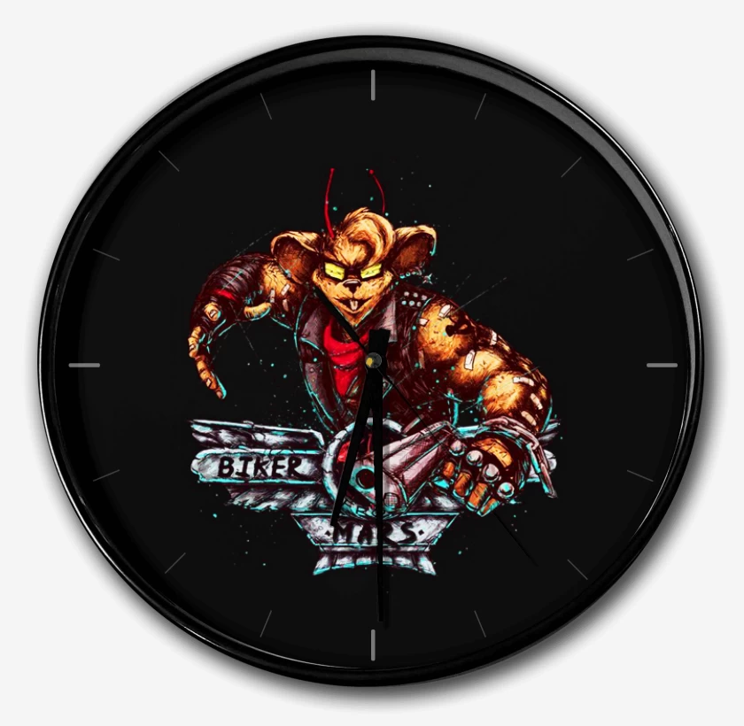 Reloj Negro de Biker mars from mars