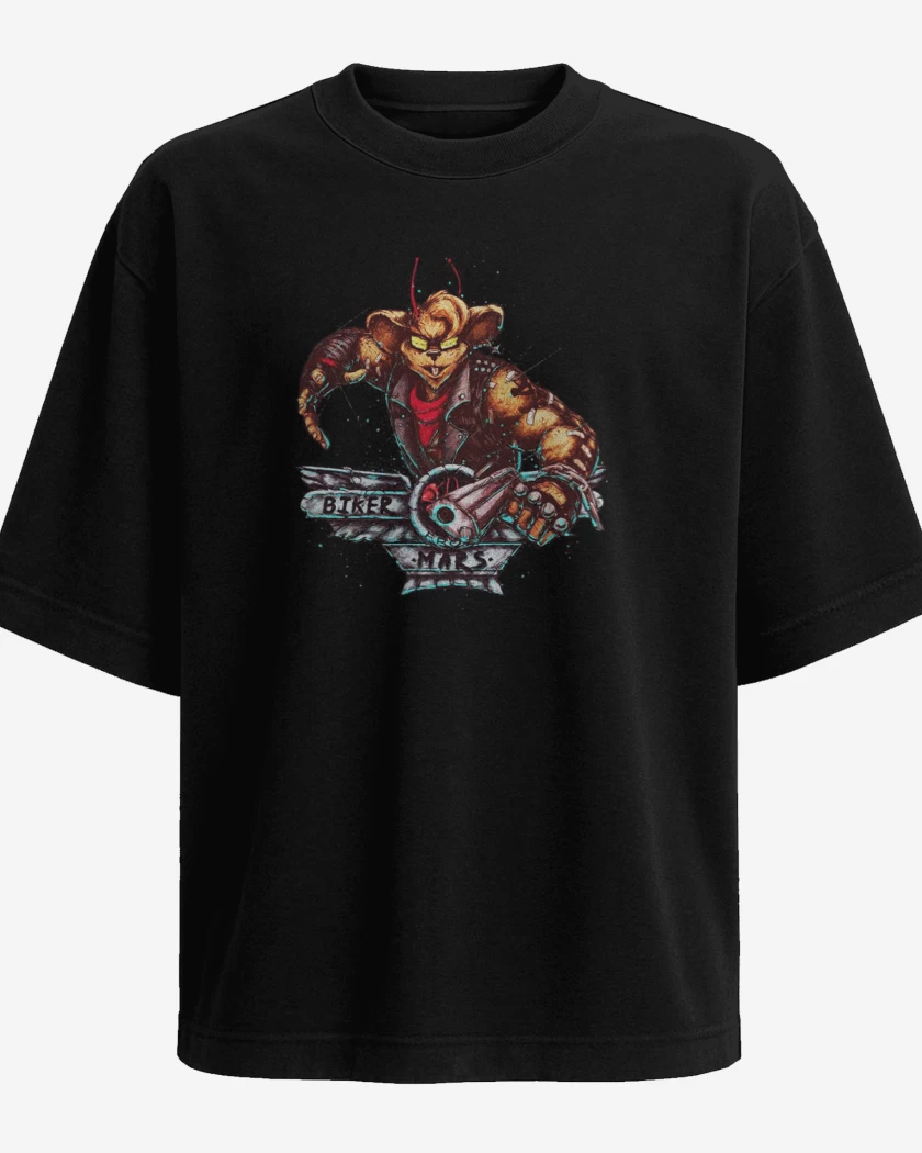 Polera Oversize Biker mars from mars