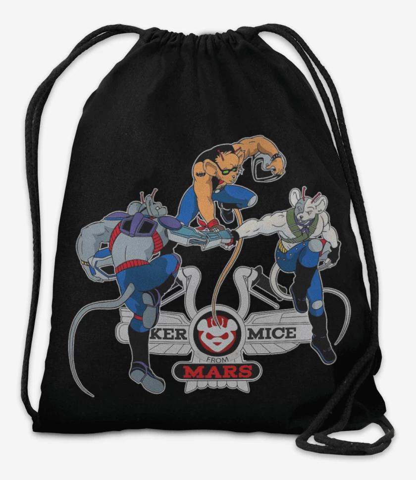 Mochila Negro de Biker mice from mars 2