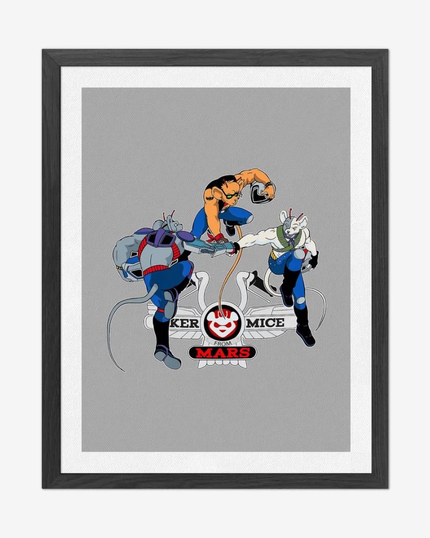 Cuadro decorativo Gris Melange de Biker mice from mars 2