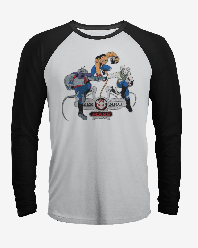 Polera Raglan Biker mice from mars 2