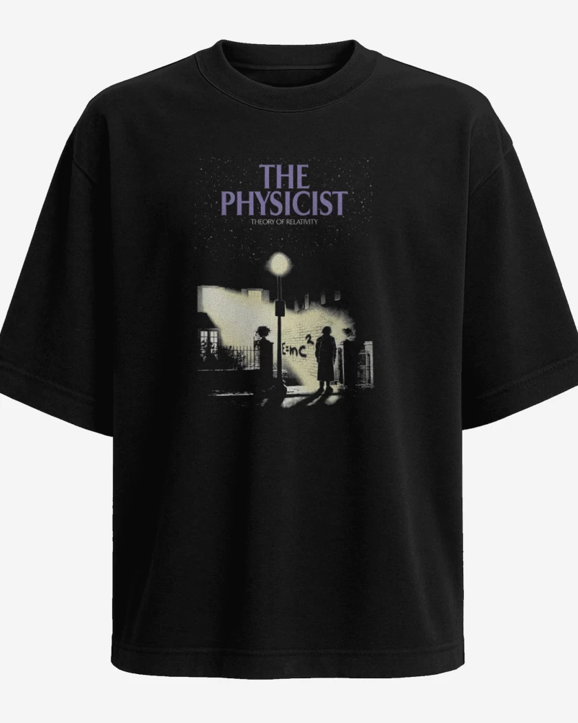 Polera Oversize Negro de The physicist