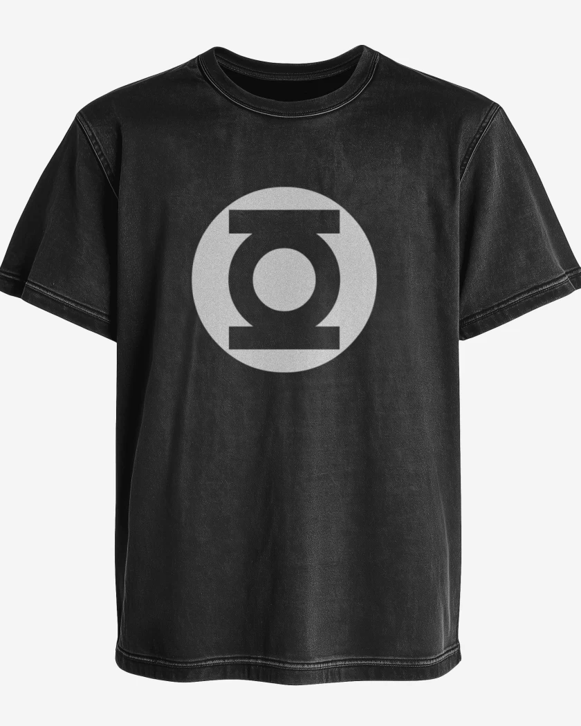 Polera desgastada Linterna Verde - Logo