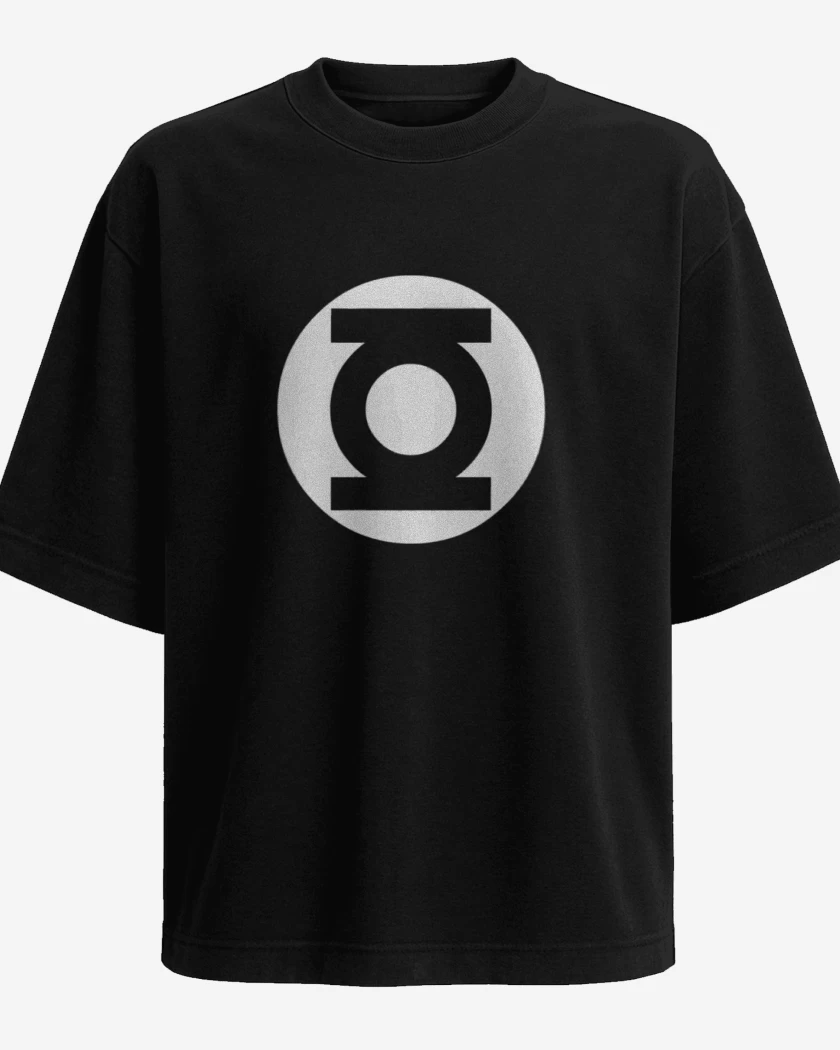 Polera Oversize Linterna Verde - Logo