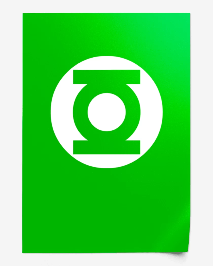 Print Linterna Verde - Logo