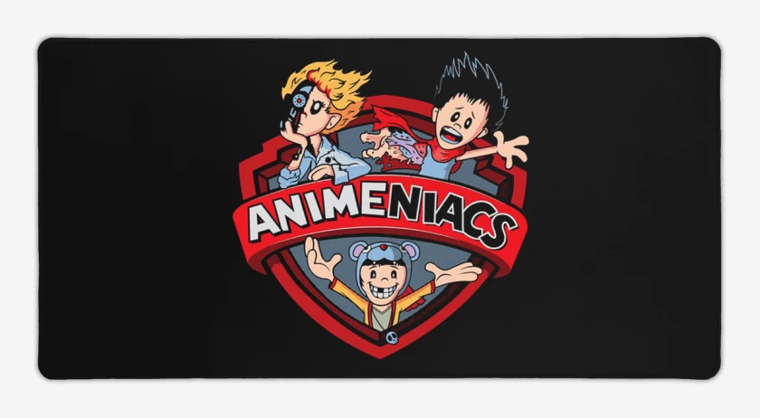 Mouse pad Gamer Negro de Animeniacs