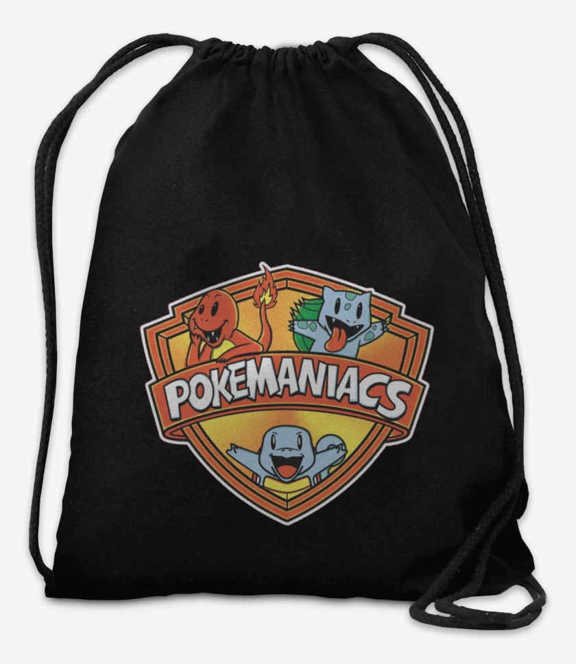 Mochila Negro de Pokemaniacs
