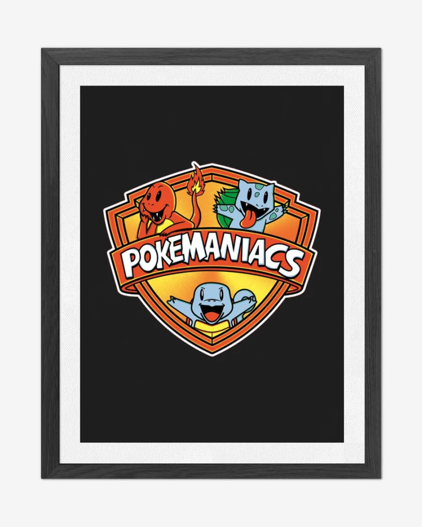 Cuadro decorativo Negro de Pokemaniacs
