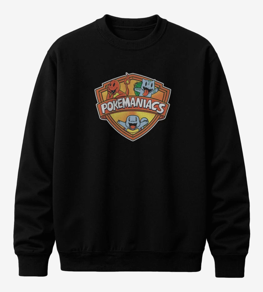 Poleron polo Negro de Pokemaniacs