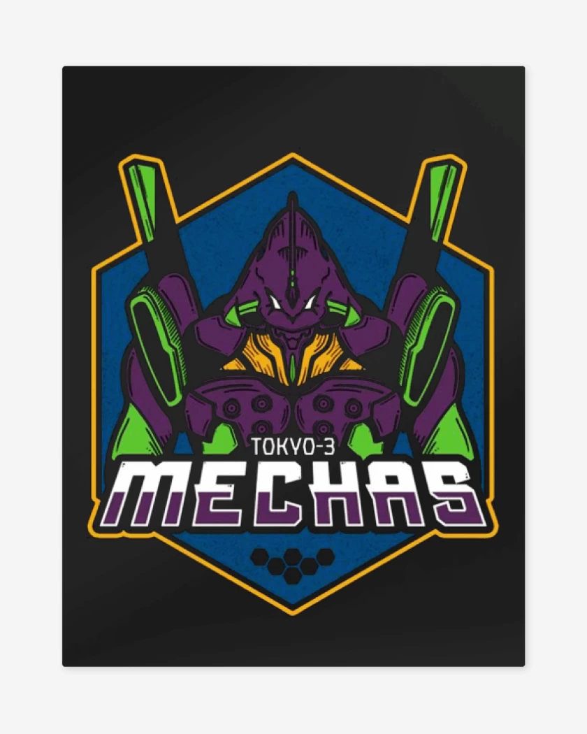 Print metalico Negro de Eva 3 