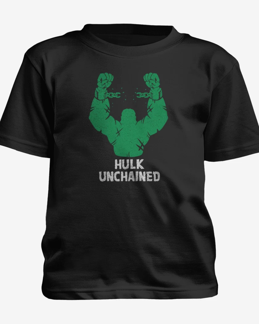 Polera de niño Negro de Hulk unchained