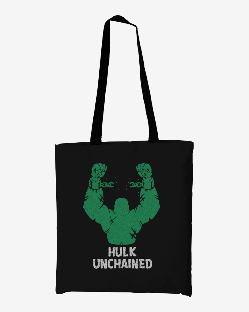 Totebag Negro de Hulk unchained