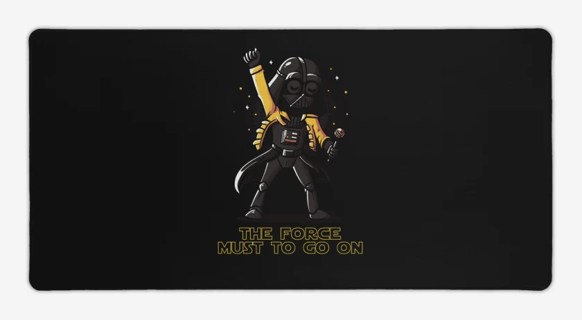 Mouse pad Gamer The force must go on