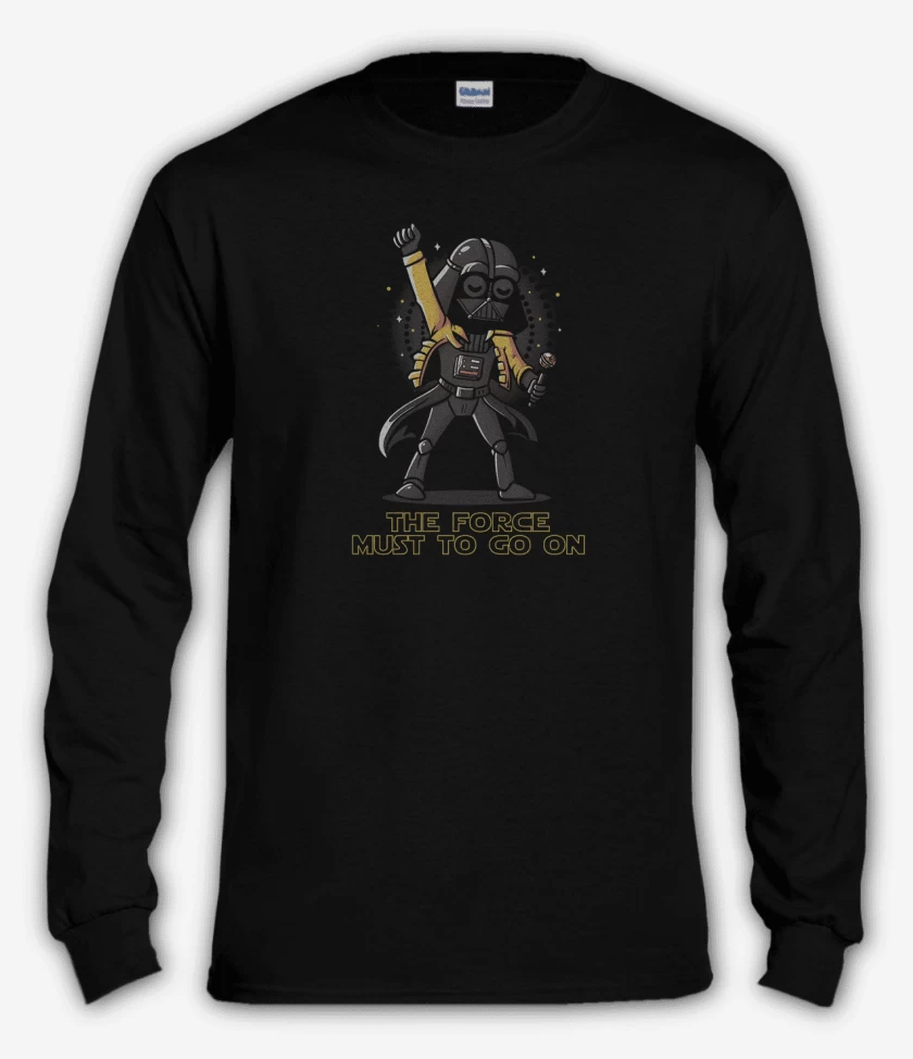 Polera manga larga The force must go on