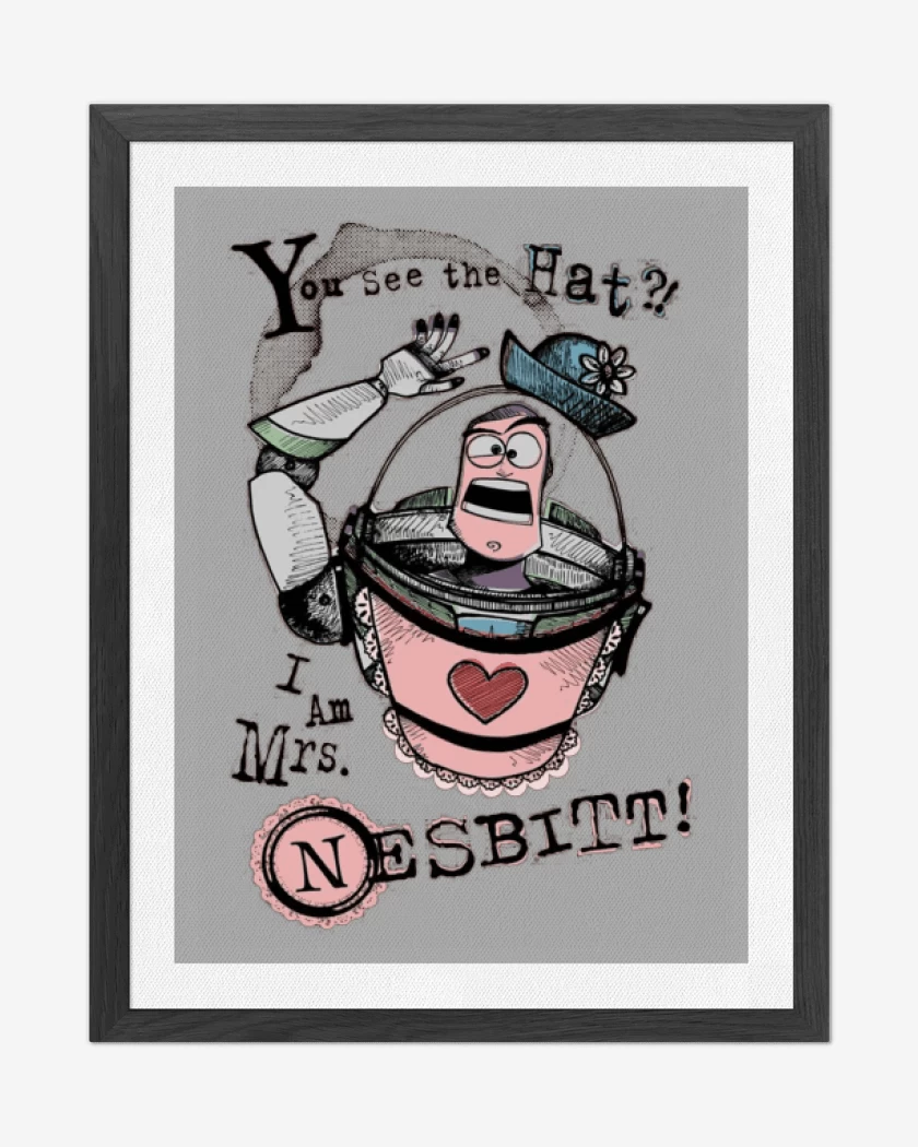 Cuadro decorativo Gris Melange de Sra Nesbitt